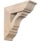 Ekena Millwork Olympic Traditional Smooth Bracket w/ Offset Brace, Douglas Fir, 7 1/2"W x 22"D x 22"H BKT0806X22X22OLY01SDF - alternate 1